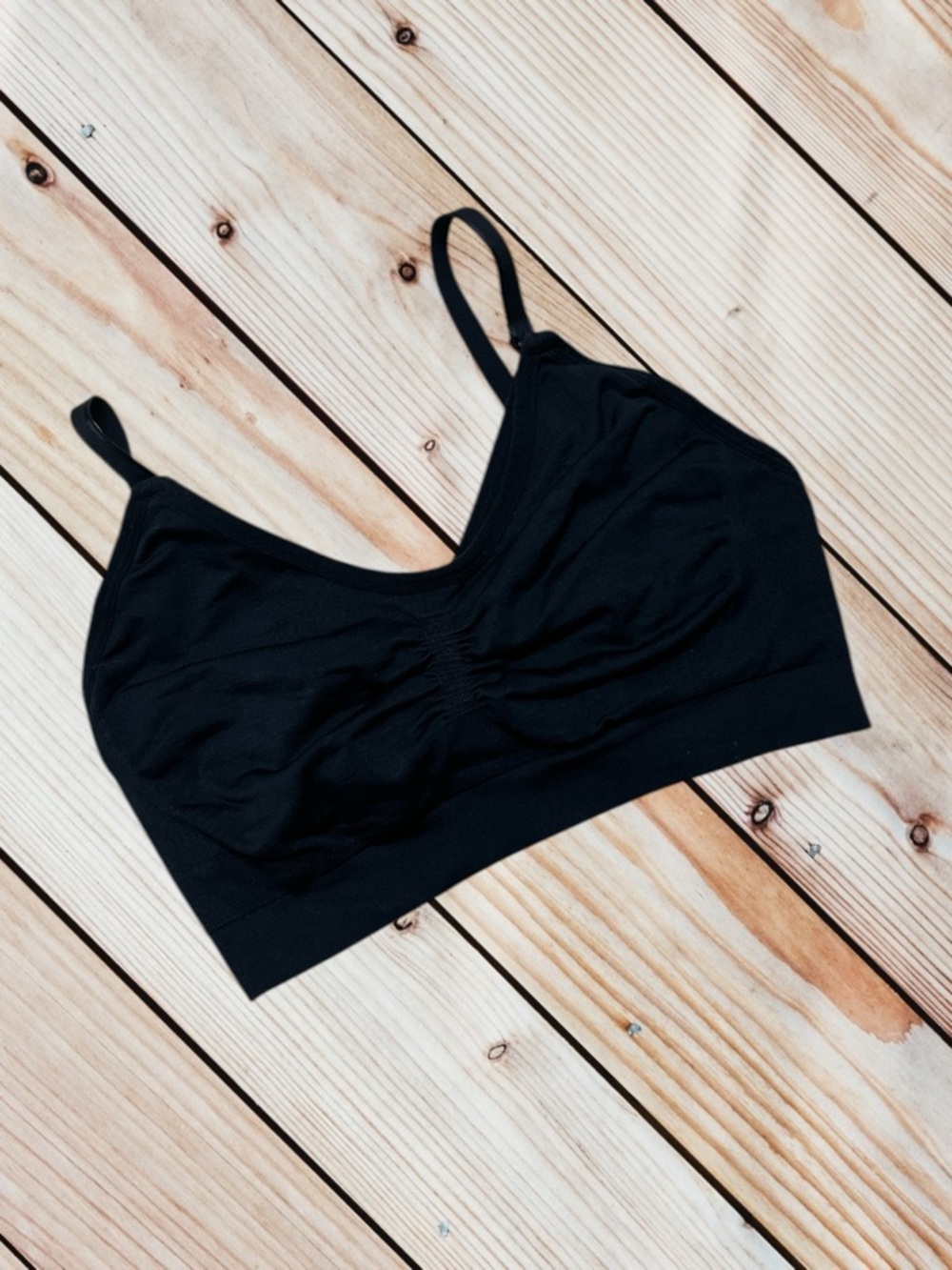 Motherhood Maternity S black nursing bralette